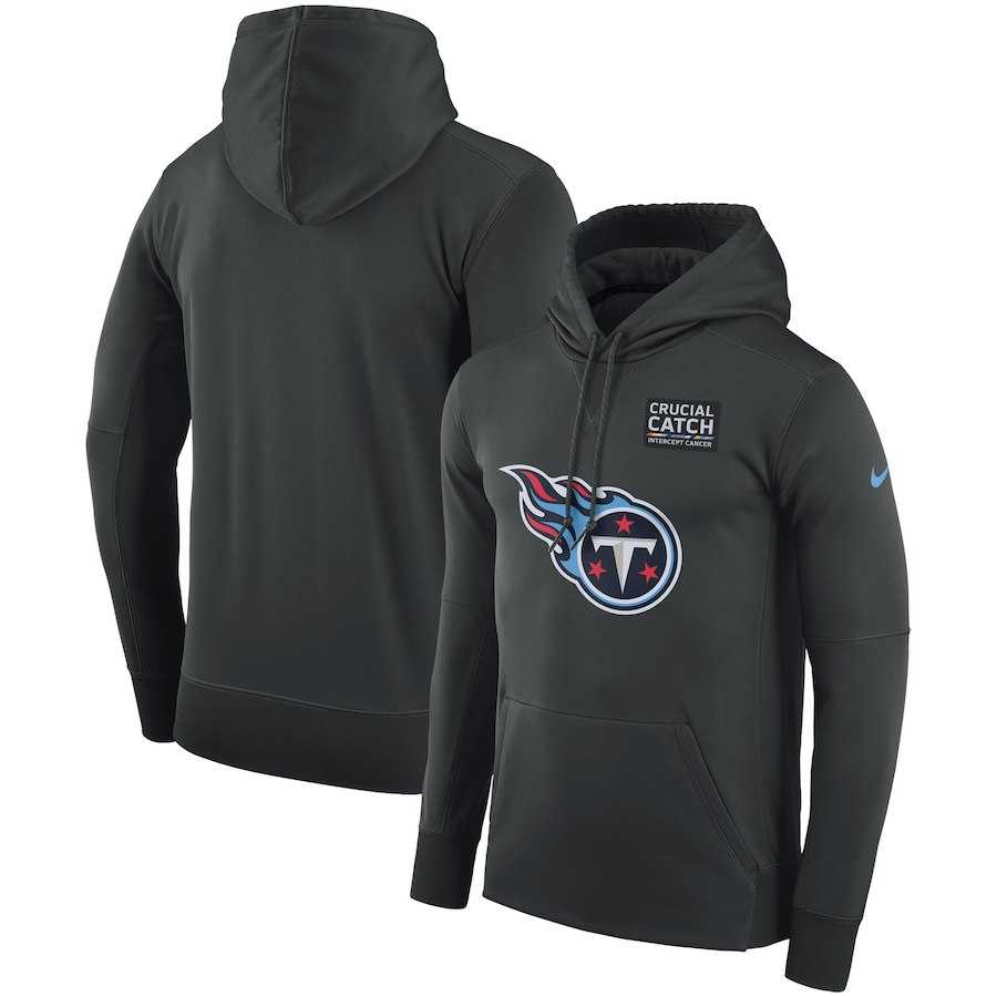 Men's Tennessee Titans Anthracite Nike Crucial Catch Performance Hoodie,We sell and wholesale Men's Tennessee Titans Anthracite Nike Crucial Catch Performance Hoodie on line form chian!